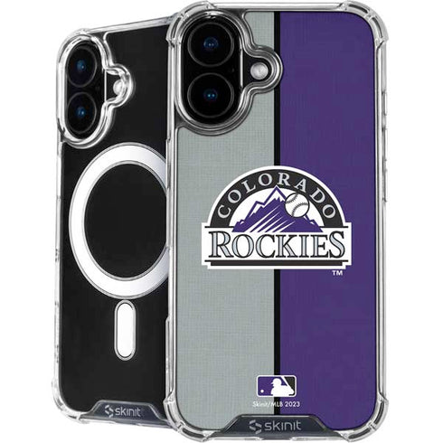 MLB Colorado Rockies Split iPhone 17 MagSafe Case