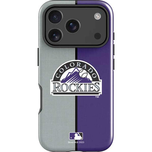 MLB Colorado Rockies Split iPhone 17 Pro Impact Case