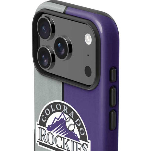 MLB Colorado Rockies Split iPhone 17 Pro Impact Case
