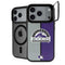 MLB Colorado Rockies Split iPhone 17 Pro Kickstand Case