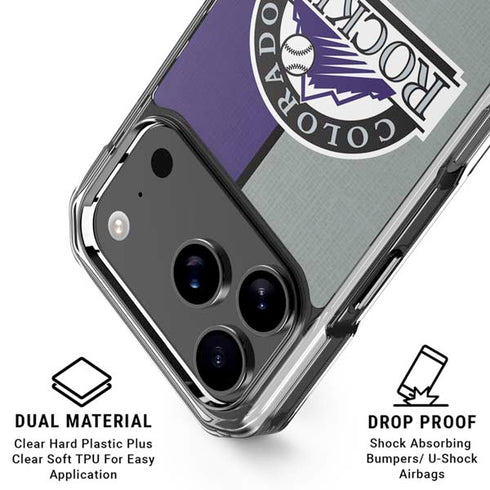 MLB Colorado Rockies Split iPhone 17 Pro MagSafe Case