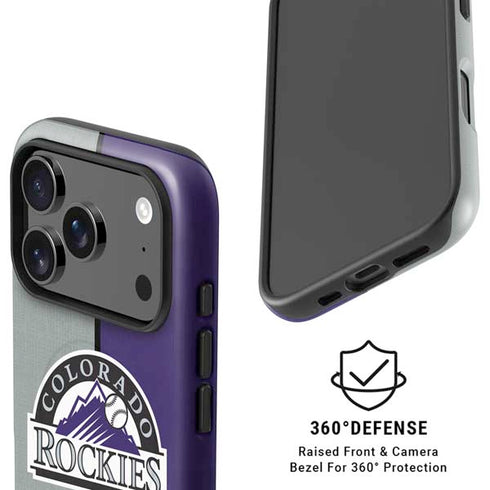 MLB Colorado Rockies Split iPhone 17 Pro Magsafe Impact Case