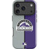 MLB Colorado Rockies Split iPhone 17 Pro Max Impact Case