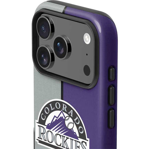 MLB Colorado Rockies Split iPhone 17 Pro Max Impact Case