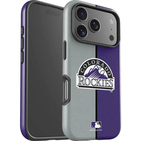 MLB Colorado Rockies Split iPhone 17 Pro Max Impact Case