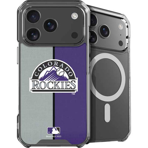 MLB Colorado Rockies Split iPhone 18 Pro Max MagSafe Case