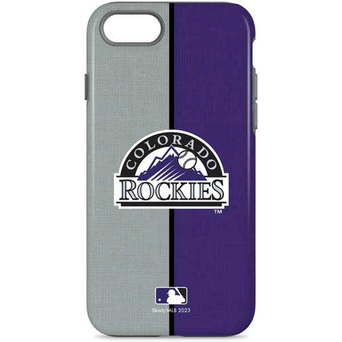 MLB Colorado Rockies Split iPhone Cases
