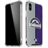 MLB Colorado Rockies Split iPhone X/XS Clear Case