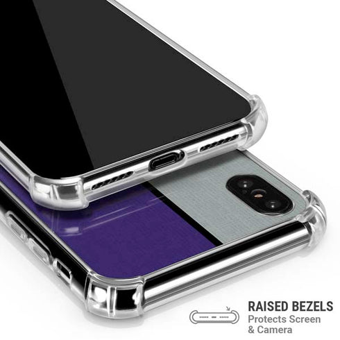 MLB Colorado Rockies Split iPhone X/XS Clear Case