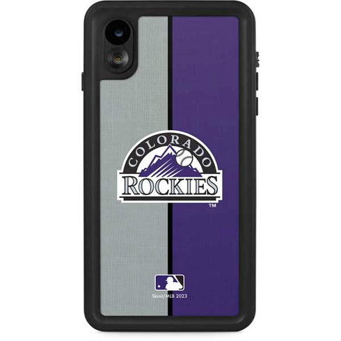 MLB Colorado Rockies Split iPhone Cases