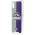 MLB Colorado Rockies Split iPhone XS Clear Case