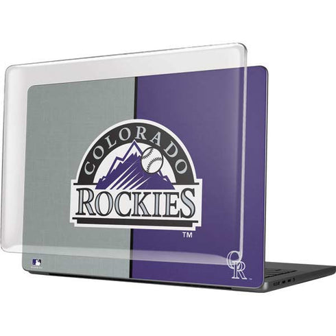 MLB Colorado Rockies Split MacBook Pro 14in (2021-24) Case plus Skin