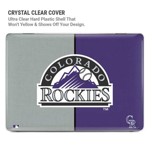 MLB Colorado Rockies Split MacBook Pro 14in (2021-24) Case plus Skin