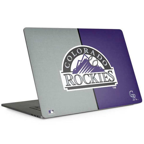 MLB Colorado Rockies Split MacBook Skins