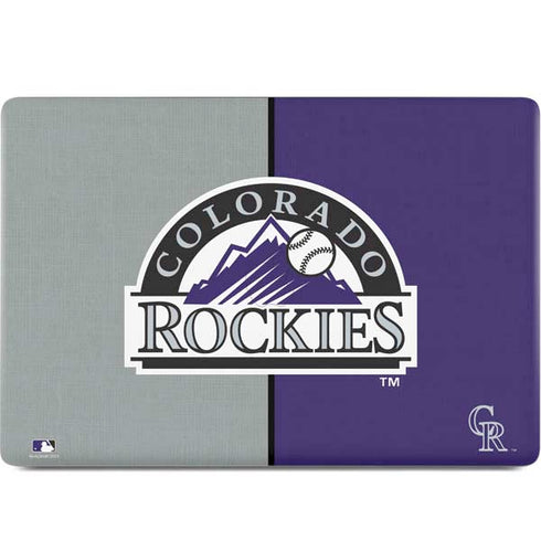 MLB Colorado Rockies Split MacBook Skins