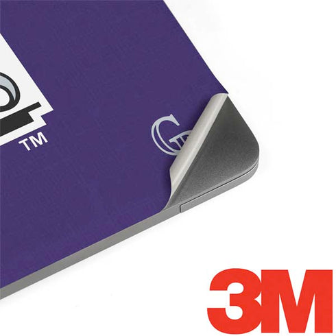 MLB Colorado Rockies Split MacBook Skins