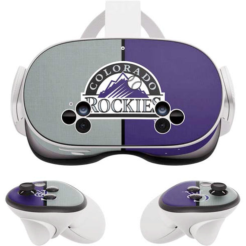 MLB Colorado Rockies Split Meta Quest 3S Skin