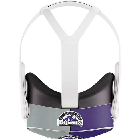 MLB Colorado Rockies Split Meta Quest 3S Skin