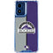 MLB Colorado Rockies Split Moto G Play 4G (2024) Clear Case