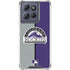 MLB Colorado Rockies Split Moto G Stylus 5G (2025) Clear Case