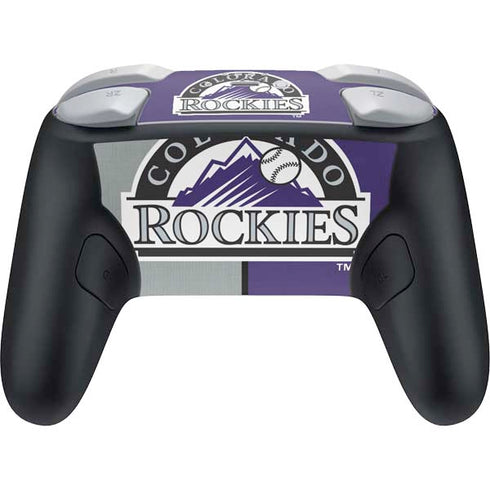 MLB Colorado Rockies Split Nintendo Switch 2 (2025) Pro Controller Skin