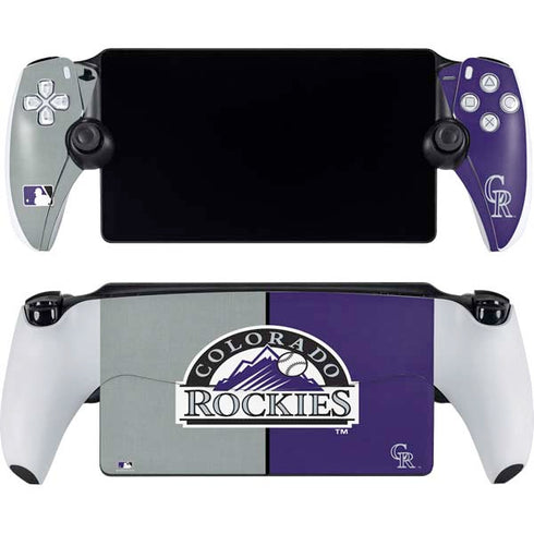 MLB Colorado Rockies Split PlayStation PS5 Skins
