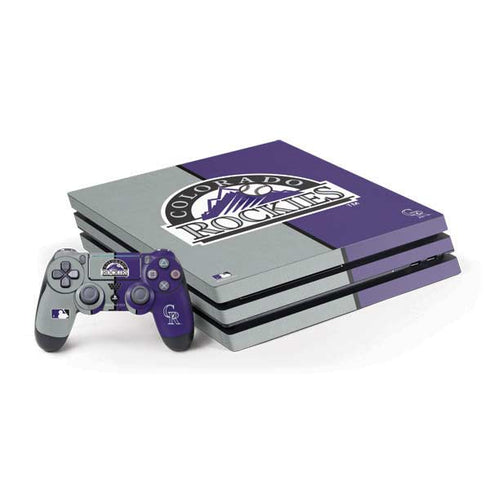 MLB Colorado Rockies Split PlayStation PS4 Skins