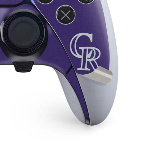 MLB Colorado Rockies Split PS5 DualSense Edge Pro Controller Skin