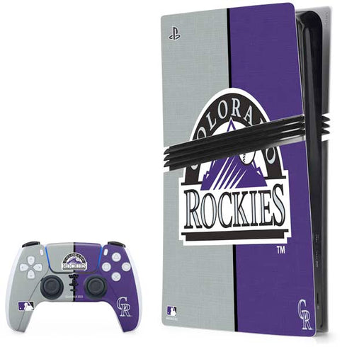 MLB Colorado Rockies Split PlayStation PS5 Skins