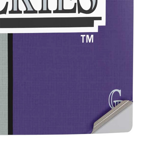 MLB Colorado Rockies Split PS5 Pro Console Skin