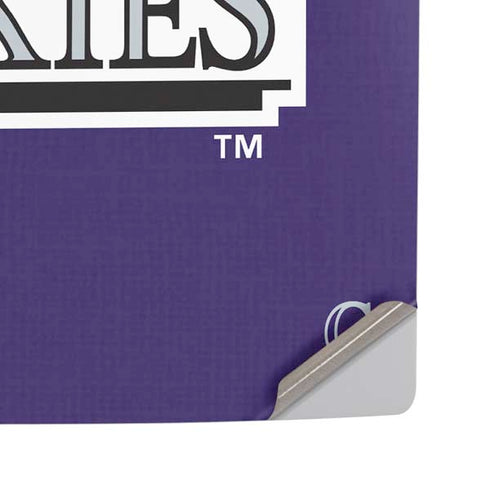 MLB Colorado Rockies Split PS5 Pro Disk Console Skin