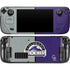 MLB Colorado Rockies Split Steam Deck Handheld Gaming Computer OLED Skin