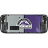 MLB Colorado Rockies Split Steam Deck Handheld Gaming Computer OLED Skin