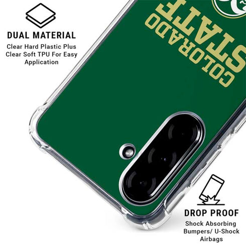 Colorado State University CSU Galaxy A36 5G Clear Case