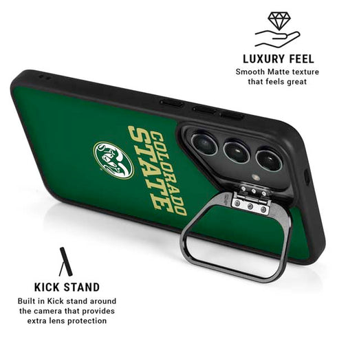 Colorado State University CSU Galaxy S24 Kickstand Case