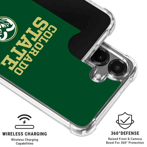 Colorado State University CSU Galaxy S26 Clear Case