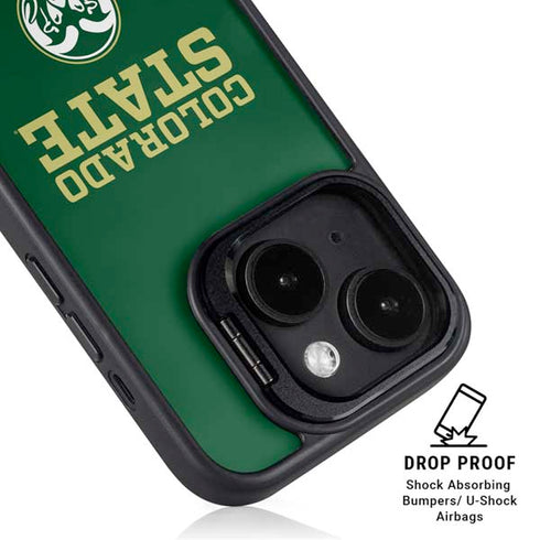 Colorado State University CSU iPhone 14 Plus Kickstand Case