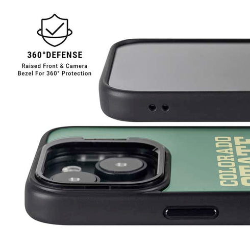 Colorado State University CSU iPhone 15 Kickstand Case
