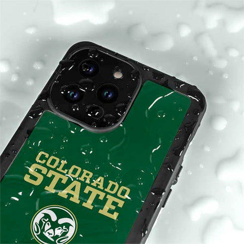 Colorado State University CSU iPhone 15 Pro Waterproof Case