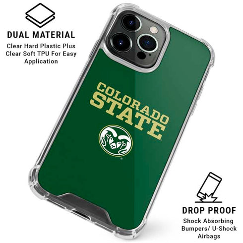 Colorado State University CSU iPhone 16 Pro Clear Case