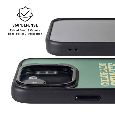 Colorado State University CSU iPhone 16e Kickstand Case