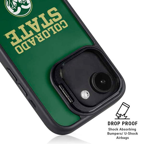 Colorado State University CSU iPhone 16e Kickstand Case