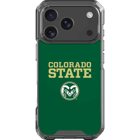 Colorado State University CSU iPhone 17 Pro Clear Case