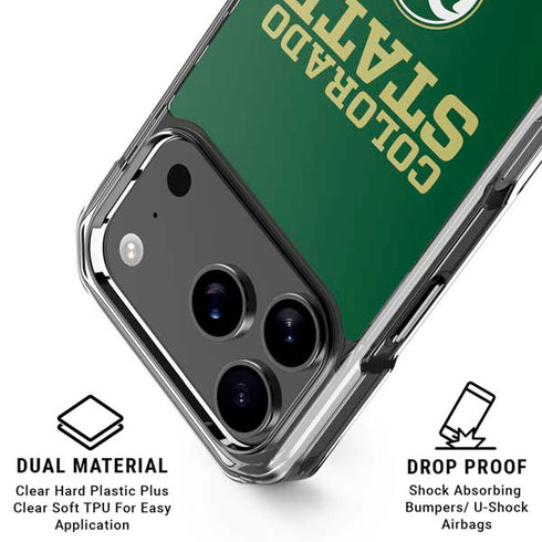 Colorado State University CSU iPhone 17 Pro Max Clear Case