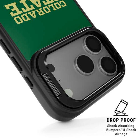 Colorado State University CSU iPhone 17 Pro Max Kickstand Case