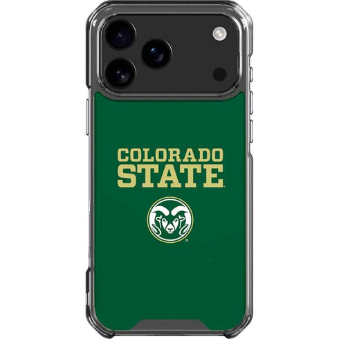 Colorado State University CSU iPhone 18 Pro Max Clear Case