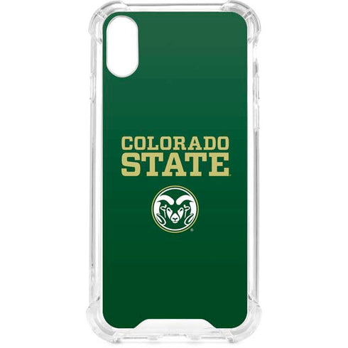 Colorado State University CSU iPhone XS Clear Case