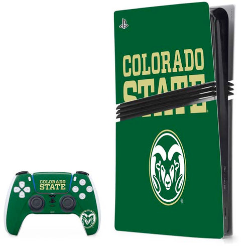 Colorado State University CSU PS5 Pro Bundle Skin