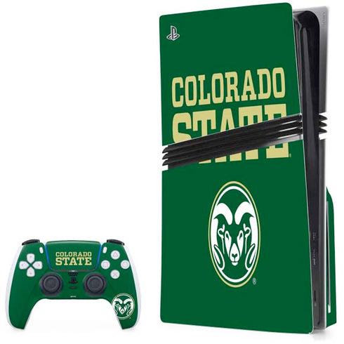 Colorado State University CSU PS5 Pro Disk Bundle Skin