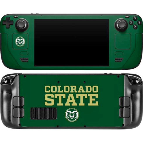Colorado State University CSU Steam Deck Handheld Gaming Computer OLED Skin